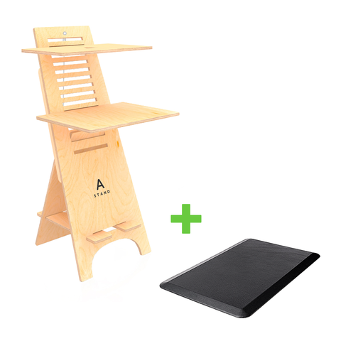 A-Stand Home Office Standing Desk Stand SitStand Compact Desk Furniture Adjustable Height