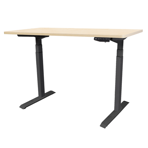 Black Standing Desk TekDesk electric sit stand desk varidesk affordable deskstand height adjustable south africa