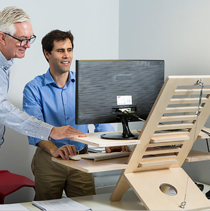 ergonomic JUMBO deskstand sit-stand furniture cape town south africa office