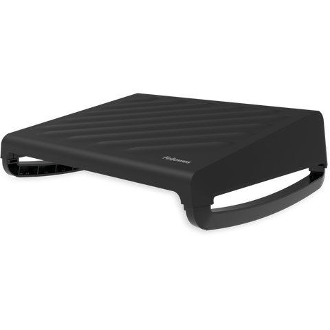 Black version of the DeskStand Fellowes Breyta footrest.