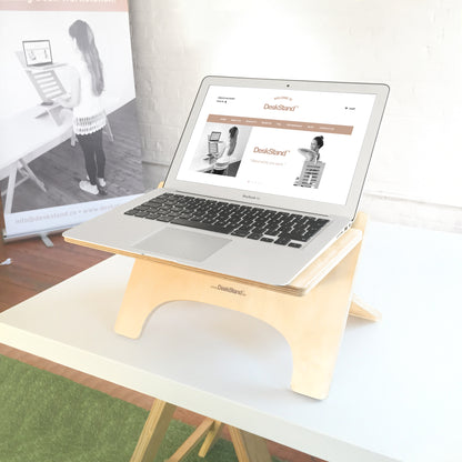 mini deskstand standing desk compact portable freestanding laptop stand riser table