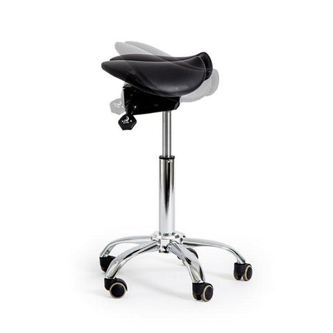 Saddle Chair with Split Seat and Tilt