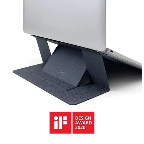 MOFT standing ergonomic laptop riser stand prop deskstand mobile portable folding