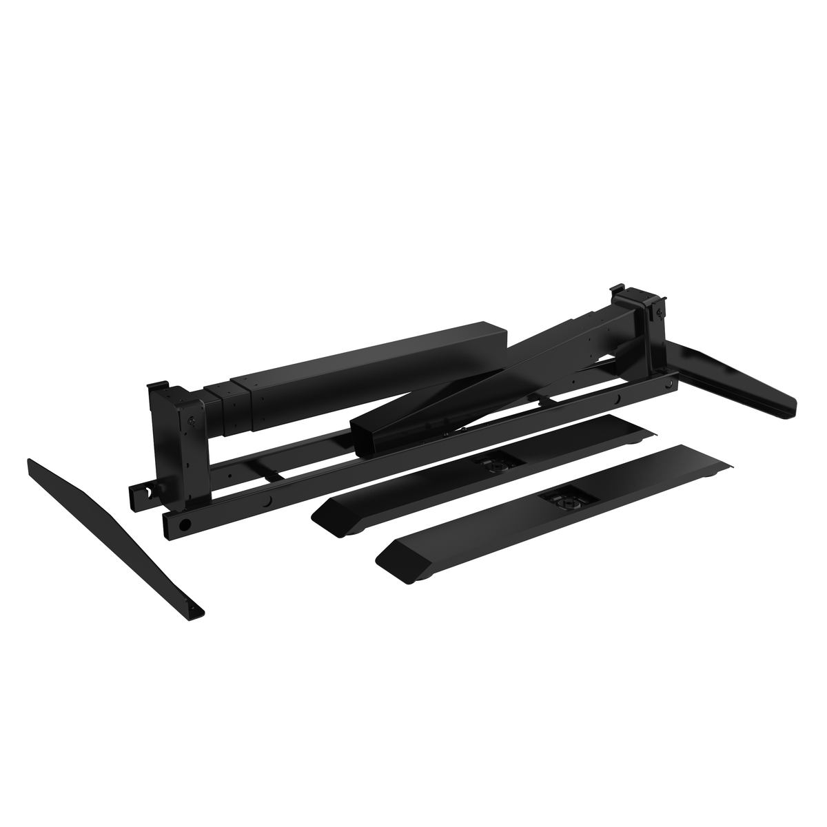 Black Standing Desk TekDesk electric sit stand desk varidesk affordable deskstand height adjustable south africa