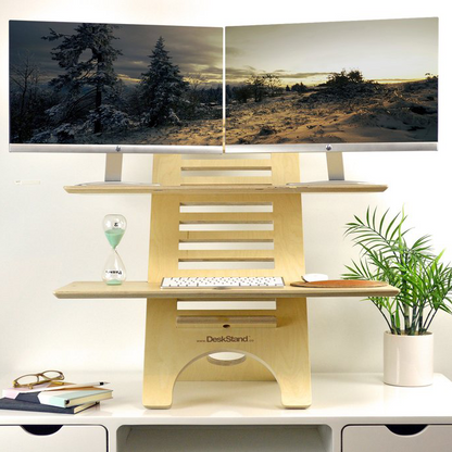JUMBO DeskStand Standing Desk Sit Stand Compact Desk height adjustable retrofit 2
