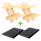 JUMBO Standing Desk varidesk Sit-Stand Anti Fatigue Mat