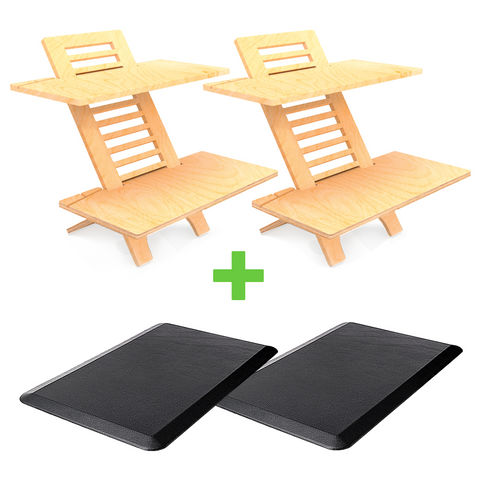 JUMBO Standing Desk varidesk Sit-Stand Anti Fatigue Mat