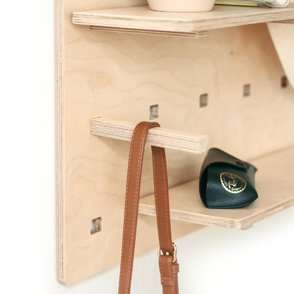 peg board pegwall for the office deskstand shelving shelves wooden 