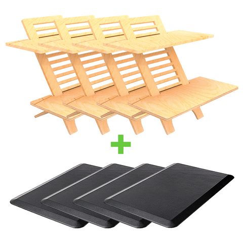 JUMBO Standing Desk varidesk Sit-Stand Anti Fatigue Mat