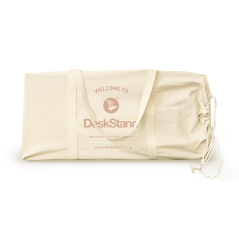 DeskStand Canvas carry bag laundry durable drawstring