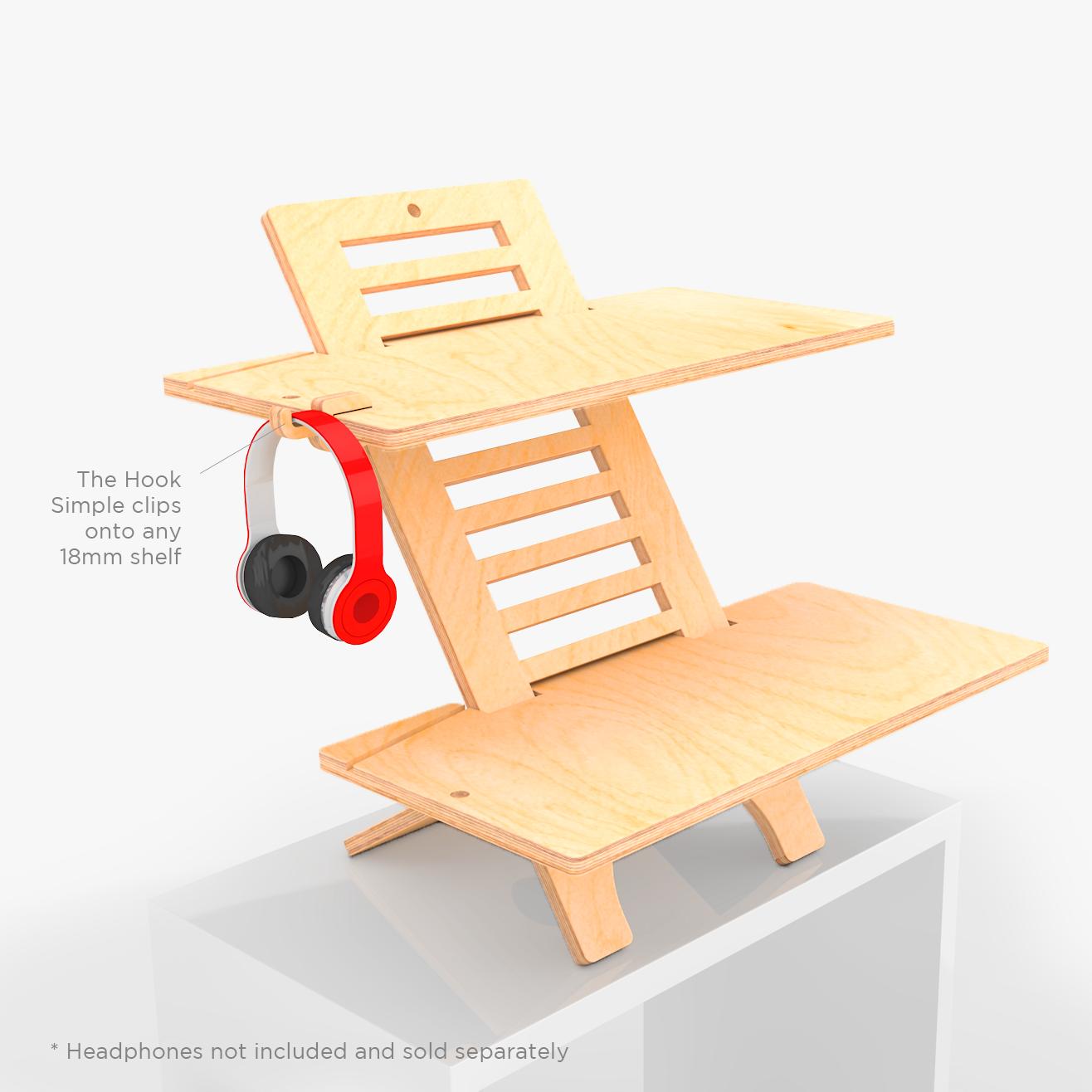 The Hook for DeskStand standing desk