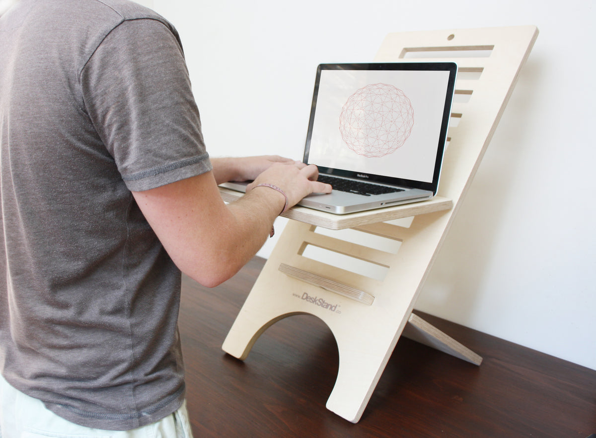 Standing Desk Sit Stand DeskStand Original DeskStand compact with Anti fatigue foam mat woodStanding Desk Sit Stand DeskStand Original DeskStand compact with Anti fatigue foam mat wood