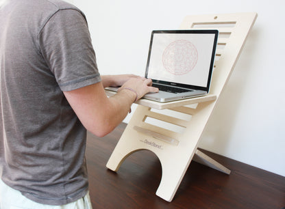 Standing Desk Sit Stand DeskStand Original DeskStand compact with Anti fatigue foam mat woodStanding Desk Sit Stand DeskStand Original DeskStand compact with Anti fatigue foam mat wood