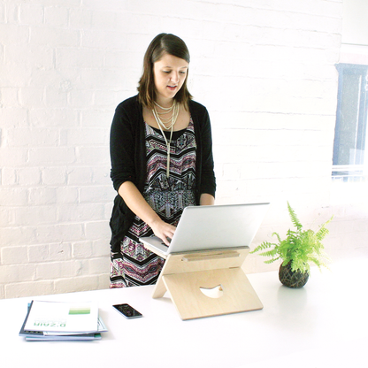 mini deskstand standing desk compact portable freestanding laptop stand riser table