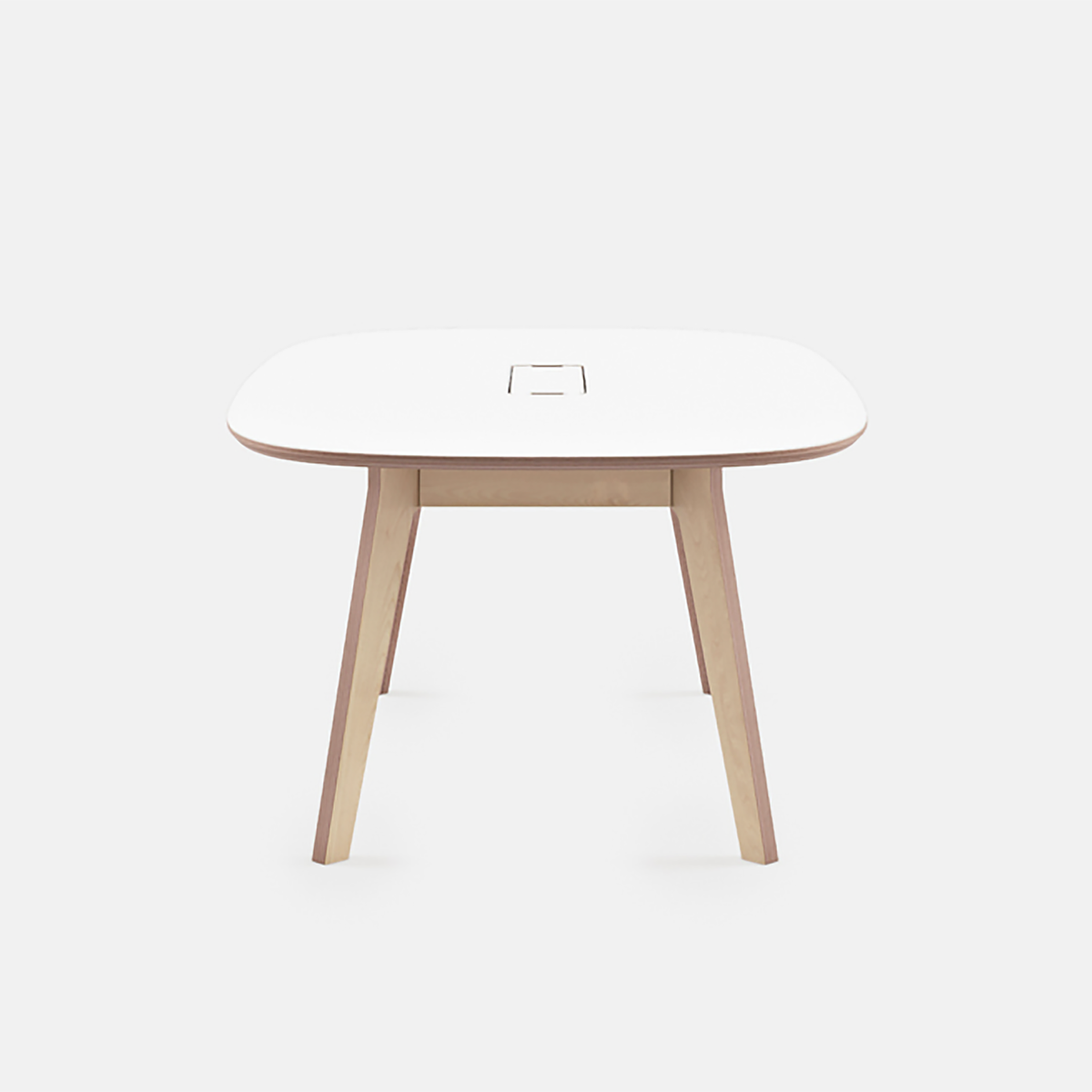 meeting table multiple people dining lunch conference call deskstand 