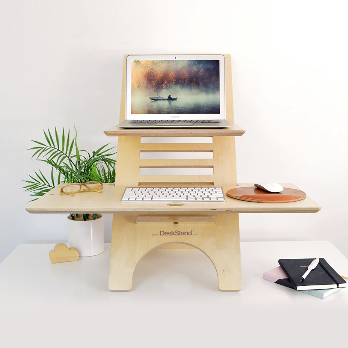 Original DeskStand compact retrofit Standing Desk Sit Stand Desk