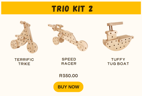 FunStruct - Set of 3 toys (Trio kit 2)