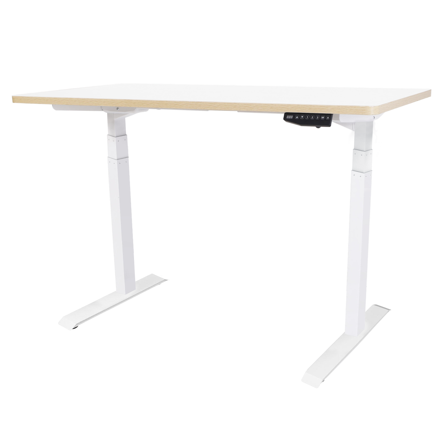 TEKDESK electric standing desk height adjustable sit stand desk south africa white