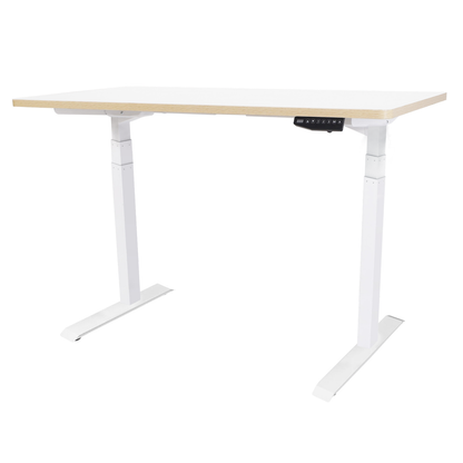 TEKDESK electric standing desk height adjustable sit stand desk south africa white