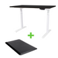TEKDESK electric standing desk height adjustable sit stand desk south africa