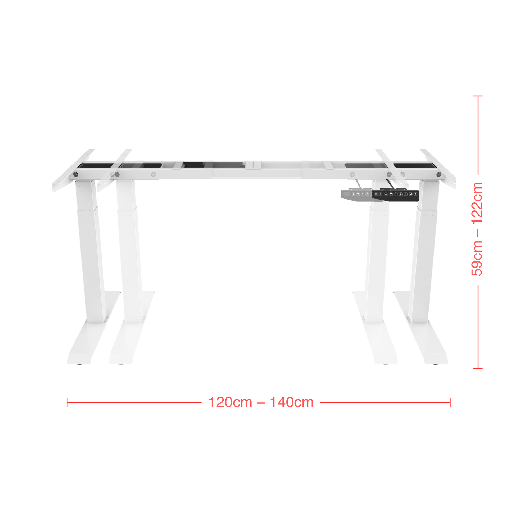 TEKDESK electric standing desk height adjustable sit stand desk south africa