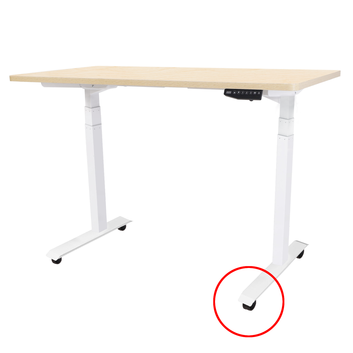 Castor Wheels for TekDesk standing desk electric(set of 4)