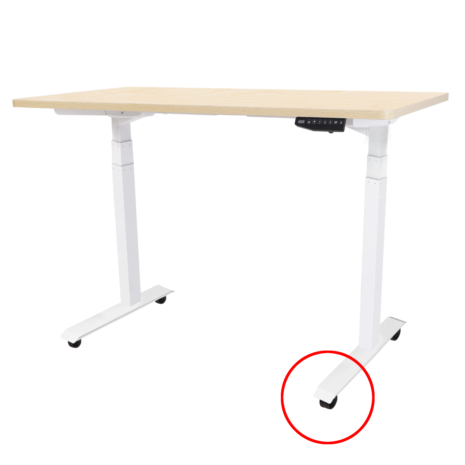 Castor Wheels for TekDesk standing desk electric(set of 4)