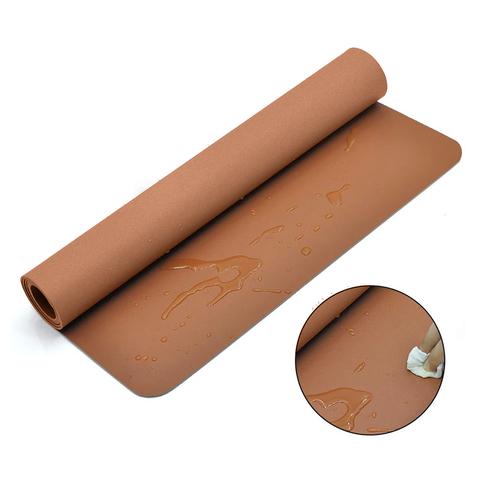 DeskPad, Vegan Leather, Mouse Pad, Writing Mat for Home Office by DeskStand