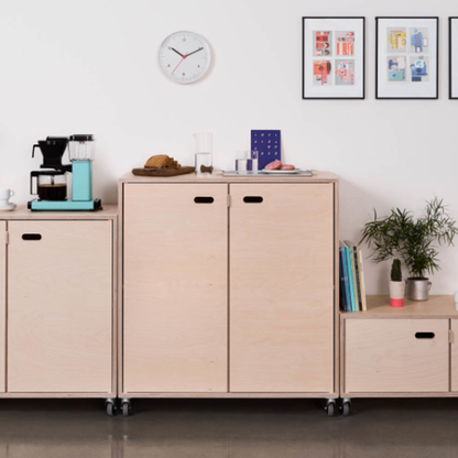 Modular Kano Storage Unit mobile wheels cupboard