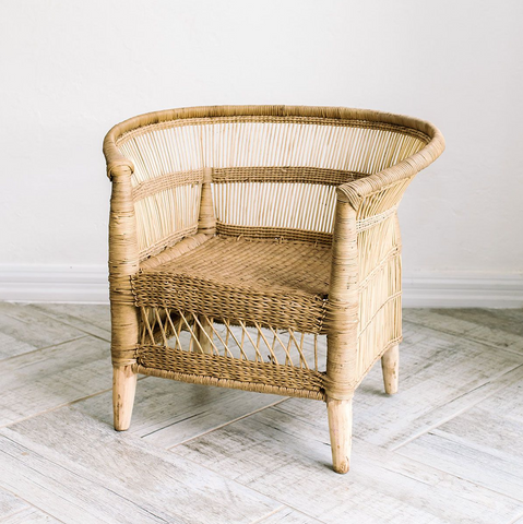Kids Traditional Malawi Cane Chair Furniture Wicker