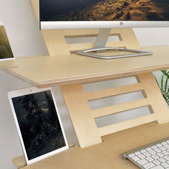 JUMBO DeskStand Standing Desk Sit Stand Compact Desk height adjustable retrofit 3