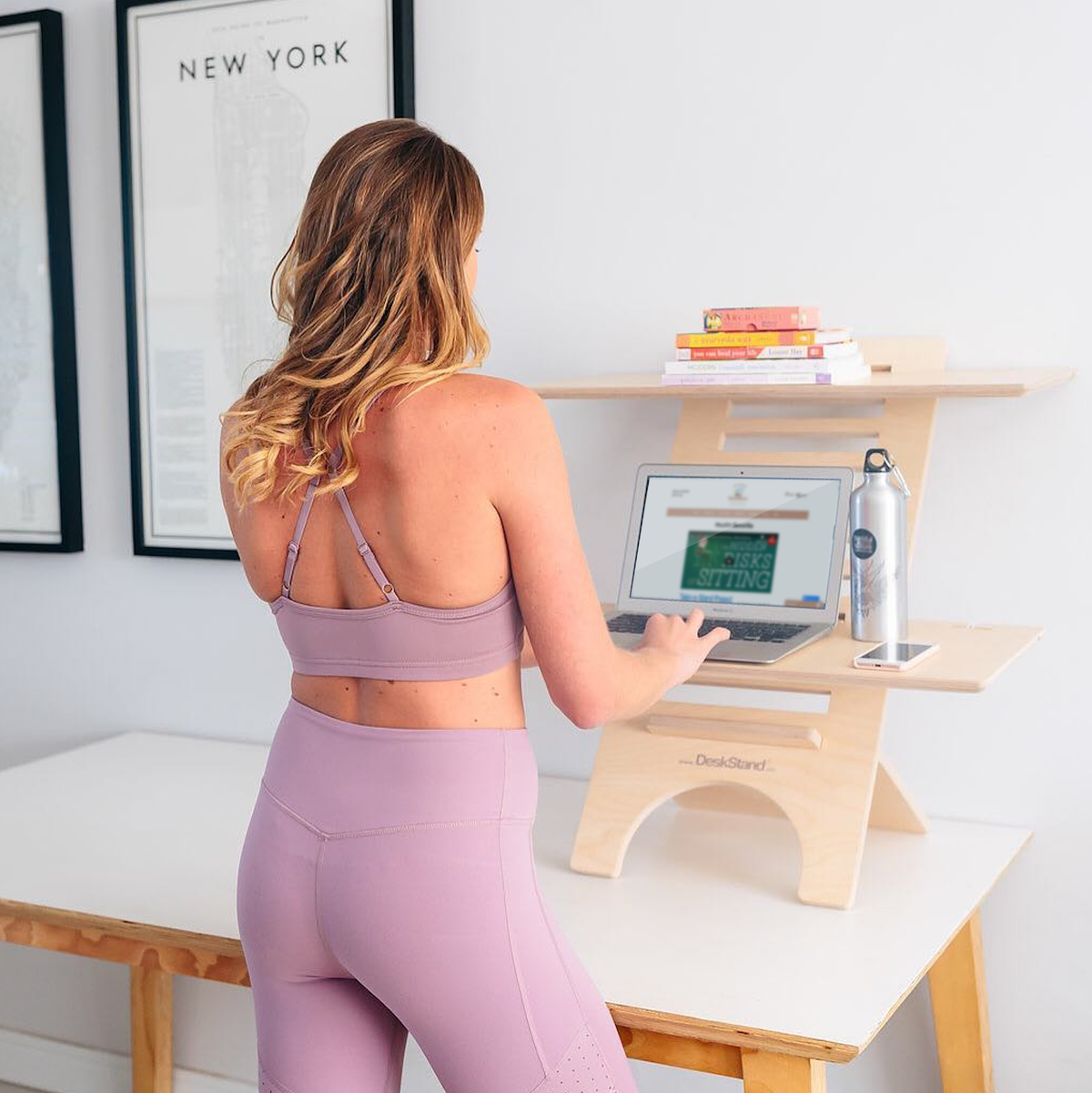 JUMBO DeskStand PLUS Anti-Fatigue Mat standing desk